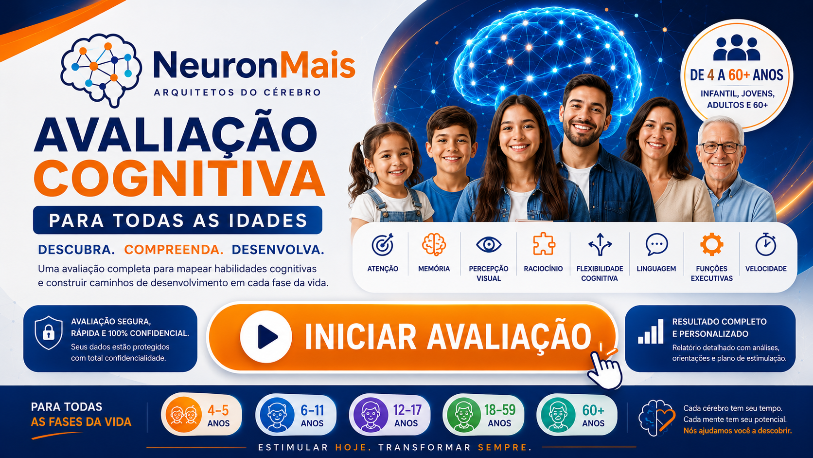 NeuronMais — Avaliação Cognitiva para todas as idades